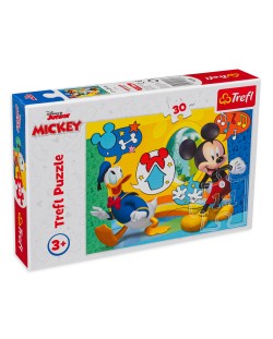 Puzzle Trefl din 30 de piese - Mickey și prietenii