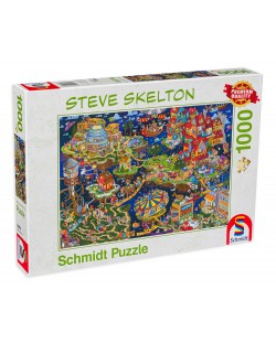Puzzle Schmidt din 1000 de piese - Orașul de sus