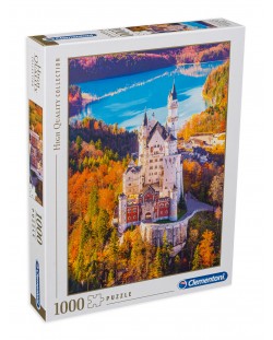 Puzzle Clementoni de 1000 piese - Castelul Neuschwanstein, Germania