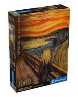 Puzzle Clementoni din 1000 de piese - Scream