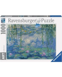 Puzzle Ravensburger din 1000 piese - Nuferi