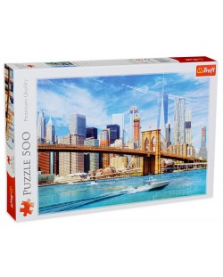 Puzzle Trefl de 500 piese - Vedere din New York 