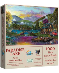 Puzzle SunsOut din 1000 de piese - Lacul Paradis