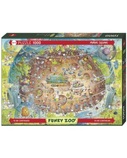 Puzzle Heye din 1000 de piese - Grădină zoologică
