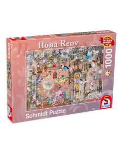 Puzzle Schmidt din 1000 de piese - Frumusete roz