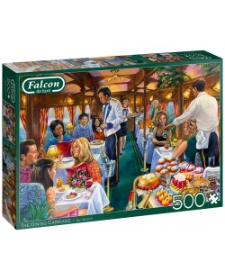 Puzzle Falcon de 500 piese - The Dining Carriage 