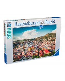 Puzzle Ravensburger din 2000 de piese - Mexicul colorat