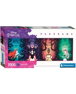 Puzzle panoramic Clementoni 1000 de piese - Prințese
