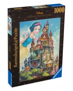 Puzzle Ravensburger cu 1000 de piese - Disney Princess: Alba ca Zapada