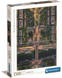 Puzzle Clementoni din 1500 piese - Zbor peste Paris