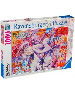 Puzzle Ravensburger 1000 de piese - Cupidon si Psyche indragostiti