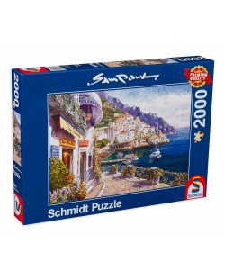 Puzzle Schmidt de 2000 piese -O dupa-amiaza in Amalfi, Sam Park