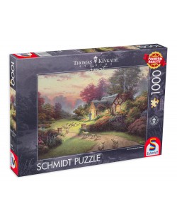 Puzzle Schmidt de 1000 piese - Tfe Good Shepherds Cottage