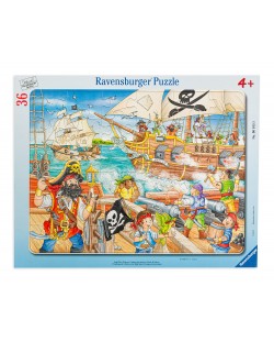 Puzzle Ravensburger din 36 de piese - Bătălia pe mare deschisă