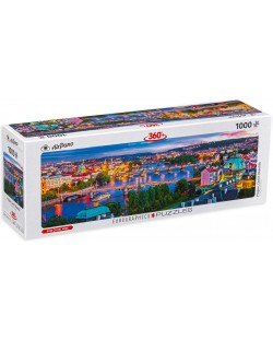 Puzzle panoramic Eurographics de 1000 piese - Praga, Cehia