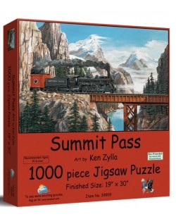 Puzzle SunsOut din 1000 de piese - Tren rapid