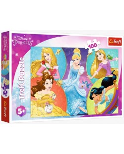 Puzzle Trefl de 100 piese - Disney Princess