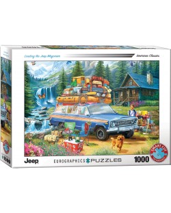 Puzzle Eurographics 1000 Pieces - Jeep: Încărcarea lui Wagoneer 
