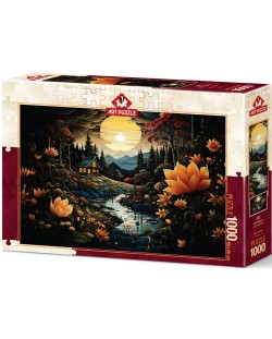 Puzzle Art Puzzle din 1000 de piese - Frumuseți de noapte