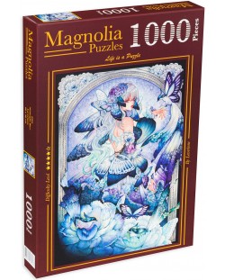 Puzzle Magnolia din 1000 de piese - Lumea zânelor