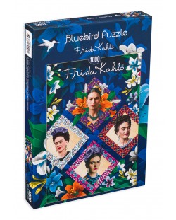 Puzzle Bluebird de 1000 piese - Colaj cu Frida Kahlo