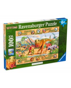 Puzzle Ravensburger 100 XXL piese - Dinozauri