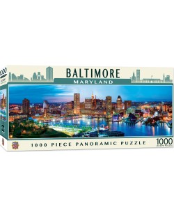 Puzzle panoramic  Master Pieces de 1000 piese - Baltimore