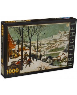 Puzzle D-Toys de 1000 piese - Hunters in the Snow