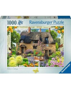 Puzzle Ravensburger  din 1000 de piese  - Селската къща на пекаря