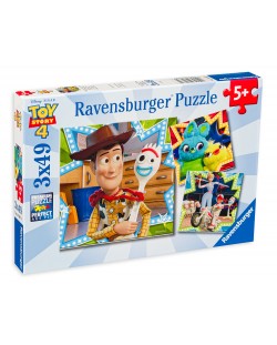 Puzzle Ravensburger de 3 x 49 piese - Prietenie in Povestea jucariilor 4