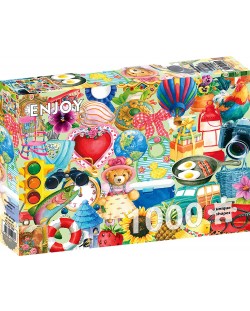 Puzzle Enjoy din 1000 de piese - Sortimente diferite