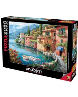 Puzzle Anatolian de 2000 piese - Village on the lake