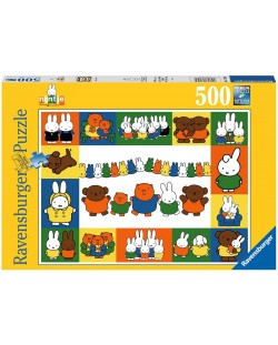 Puzzle Ravensburger din 500 de piese - Portretele lui Miffy