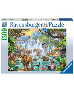 Puzzle Ravensburger de 1500 piese - Jungle Waterfall