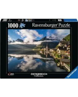 Puzzle Ravensburger din 1000 de piese  - Legendarul Hallstatt