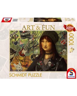 Puzzle Schmidt de 1000 de bucăți - Mona Lisa 2024