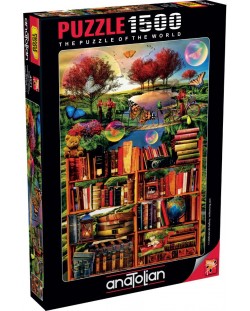 Puzzle Anatolian din 1500 piese - Imaginație prin lectură