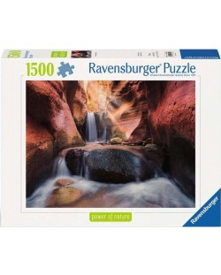 Puzzle Ravensburger  din  1500 piese - Cascadă Red Canyon