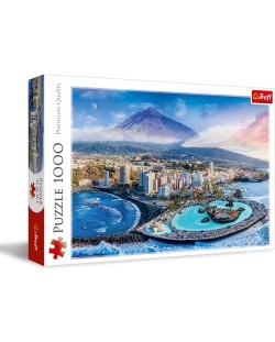 Puzzle Trefl 1000 piese - Vedere din Tenerife, Spania