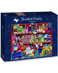 Puzzle Bluebird de 1000 piese - Wool Shelf