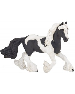 Figurina Papo Horses, Foals And Ponies – Cal alb-negru