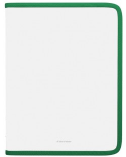 Erich Krause Dosar cu fermoar - transparent mat, A4+, verde