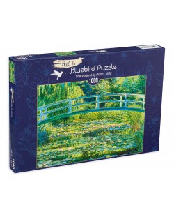 Puzzle Bluebird de 1000 piese -The Water-Lily Pond, 1899