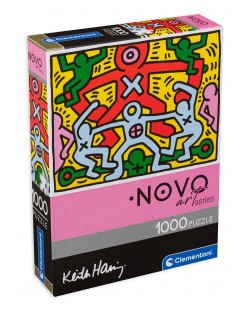 Puzzle Clementoni din 1.000 de piese - Keith Haring, tip 1