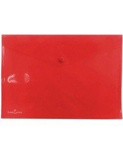 Dosar Faber-Castell Clear - roșu