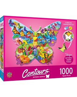 Puzzle Master Pieces de 1000 piese -Butterfly Shape