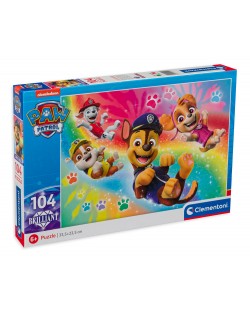 Puzzle Clementoni din 104 de piese - PAW Patrol, tipul 2