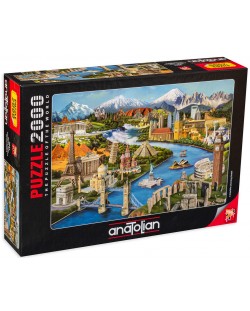 Puzzle Anatolian de 2000 piese - Atractii turistice cunoscute