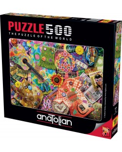 Puzzle Anatolian din 500 piese - 1960 an