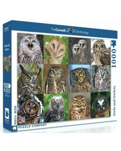 Puzzle New York Puzzle de 1000 piese - Owls and Owlets